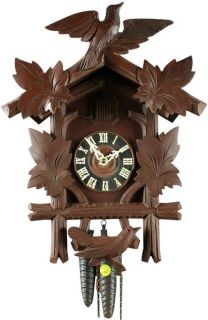 Vintage 1950 German Black Forest Cuckoo KooKoo Clock, Classic Brown