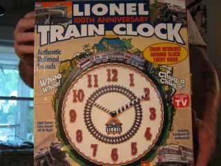  Lionel 100th Anniversary Train Clock