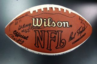 1964 Cleveland Browns Team Signed Football Champions