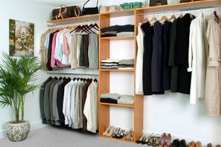 Closet Organizers System Made with Real Solid Wood