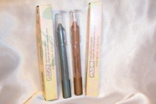 Clinique Eye Coloring Crayons, Lot of 2 New In Boxes,, Full Size