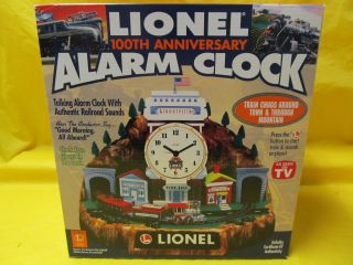 Lionel 7401 100th Anniversary Alarm Clock Mint