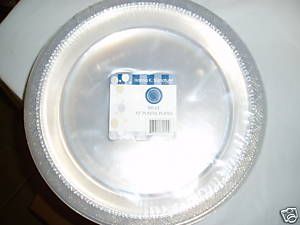 200 9 7 inch Clear Plastic Plates Wedding Party