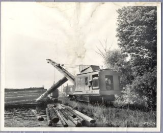 1954 Clyde Iron Duluth MN Logging Locomotive Crane Caterpillar