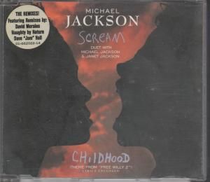  Scream CD 4 Track Single Edit B w Def Radio Mix Dave Jam Halls