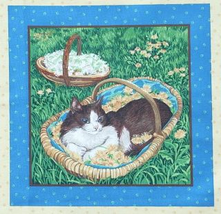 Cats Kittens Felines Quilting Patchwork Fabric Panel