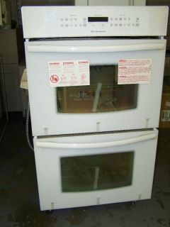  Self Cleaning Speed bake convection Double Wall Oven New White
