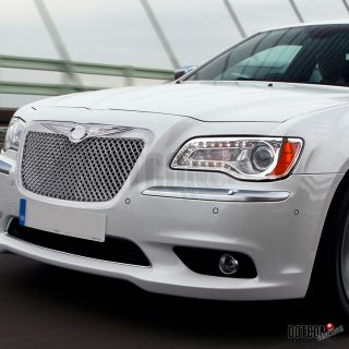 2011 2012 CHRYSLER 300 300C CHROME MESH STYLE GRILL ABS GRILLE