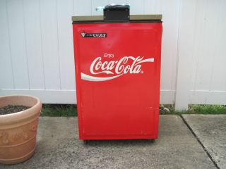 Coca Cola Electric Bottle and Can Cooler Chest by Victory