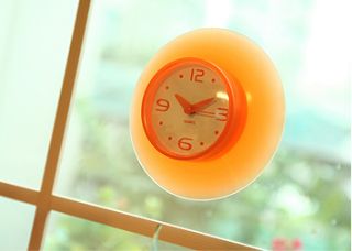 Bathroom Shower Suction Clock Waterproof Watch 1piece