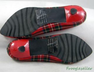 Coconuts by Matisse Womens Mila Kitten Heels Shoes 8 M Red Plaid