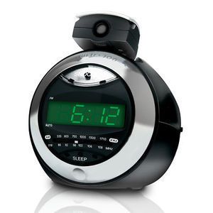 Coby AM FM Digital Alarm Clock With Time Projection Battery Back Up