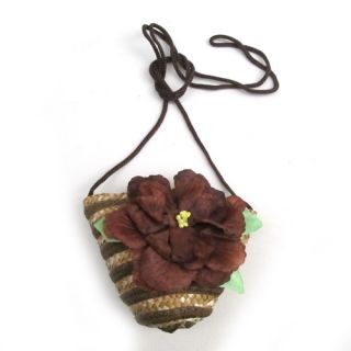  Sweet Flower Straw Bags Tote Travel Handbag Clutch Purse Hobo