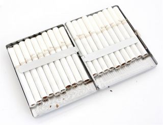 King Size Metal Cigarette Case 70222MOTORCYCLE