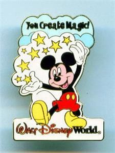 Disney You Create Magic Mickey Mouse WDW CME AP Le Pin