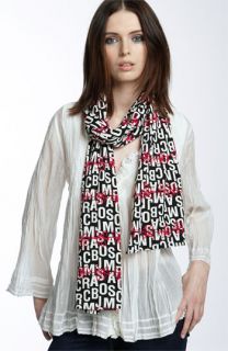 MARC BY MARC JACOBS Jumbled Logo Jersey Scarf