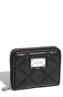 MICHAEL Michael Kors Hamilton   Small Quilted Leather Zip Wallet