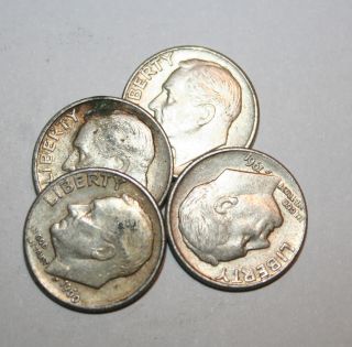 40 Face Value Junk US 90 Silver Coins $ 10