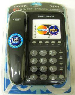 Colby 13 Memory Speaker Phone CT P720 Black