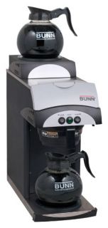  392 gourmet pourover coffee brewer with 2 warmers is a commercially
