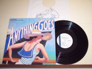 cole porter anything goes broadway cast lp libretto nm