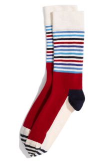 Happy Socks Patterned Cotton Blend Socks