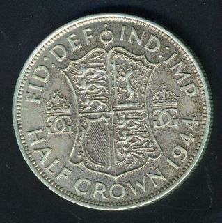 Great Britain Half Crown 1944 Silver Coin as Shown