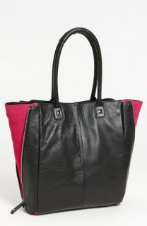 Halogen® Suede Zip Out Leather Tote