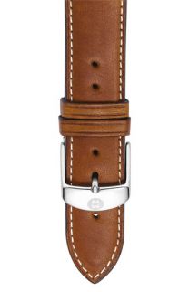 MICHELE 20mm Leather Watch Strap