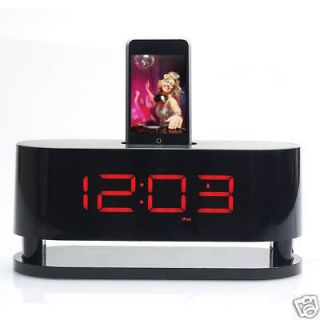 Coby CSMP162 Dual Alarm Clock Radio for iPod New