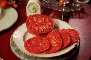 Dinner Plate Heirloom Red Slicing Tomato 30 Seeds   Giant Huge size
