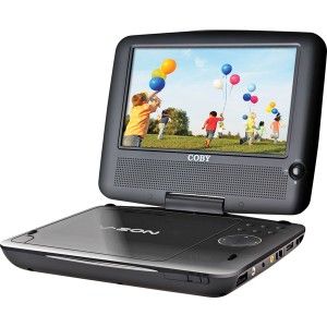 Widescreen TFT Portable DVD CD  Player with Swivel Screen and