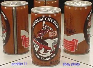 Sawdust City Days Beer 1980 Can Walter Eau Claire 598