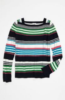 Milly Minis Camden Multi Stripe Shirt (Little Girls)