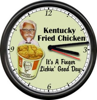 Colonel Sanders KFC Kentucky Fried Chicken Restaurant Diner Sign Wall