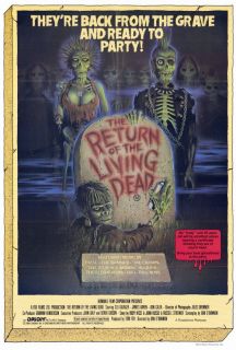 Living Dead Movie Poster 27x40 CLU Gulager James Karen Linnea