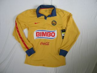 Authentic Nike Club America Mexico Soccer Futbol Goal Keepers Jersey