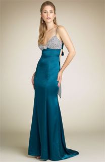Sean Collection Stretch Satin Gown