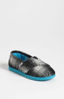 TOMS Classic Tiny   Plaid Pop Wool Slip On (Baby, Walker & Toddler)