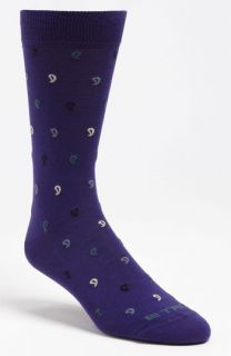 Etro Paisley Cotton Blend Socks