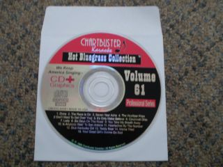 Chartbuster Classic Hot Bluegrass Country Hits 60061 or 60267 Karaoke
