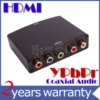 HDMI Input to YPbPr Coaxial Audio Output Converter Box
