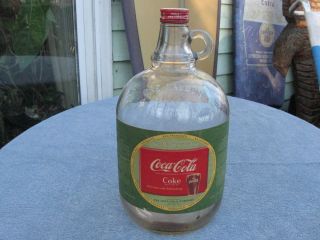 Vintage Coca Cola Syrup Gallon Coke Bottle RARE Label