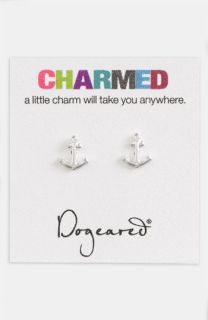 Dogeared Charmed   Anchor Stud Earrings