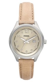 Fossil Flight Leather Strap Watch