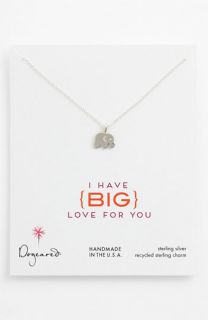 Dogeared Big Love for You Elephant Pendant Necklace