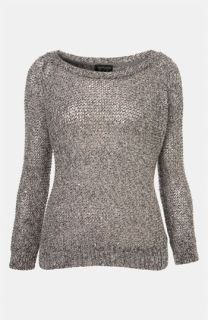 Topshop Sparkle Fuzzy Knit Sweater