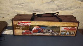 COLEMAN ROSEWOOD 4 PERSON DOME TENT NIB 9 FEET X 7 FEET AIRBED