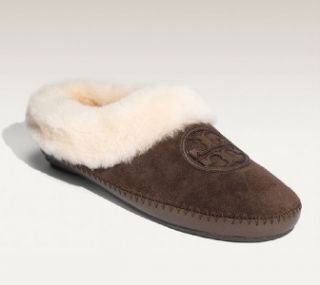 NEW TORY BURCH COLEY BROWN SHEARLING SLIPPER 8 9 10 SALE HOLIDAY