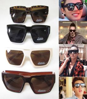 New Oversized Square Plastic Sun Glasses 4 Color BIGBANG Taeyang 2NE1